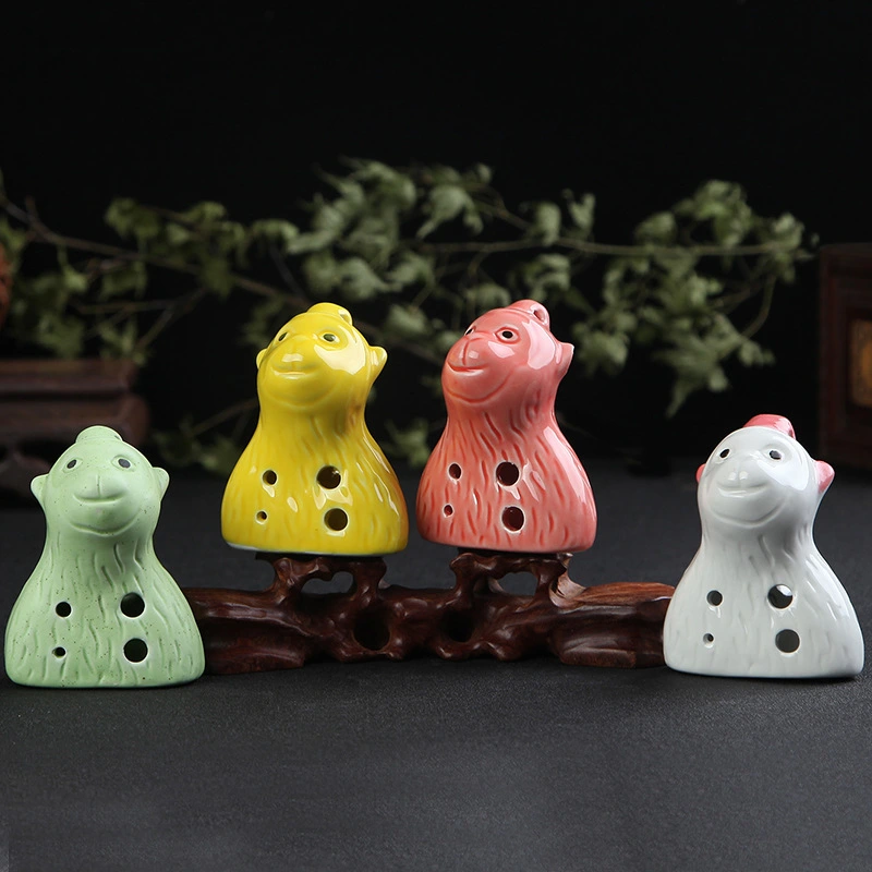 6 hole zodiac monkey series ocarina