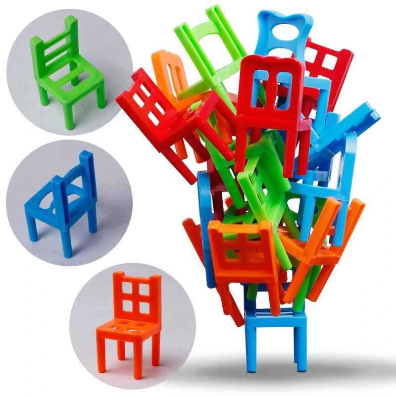 DIY Balance Chair Stool Stacks