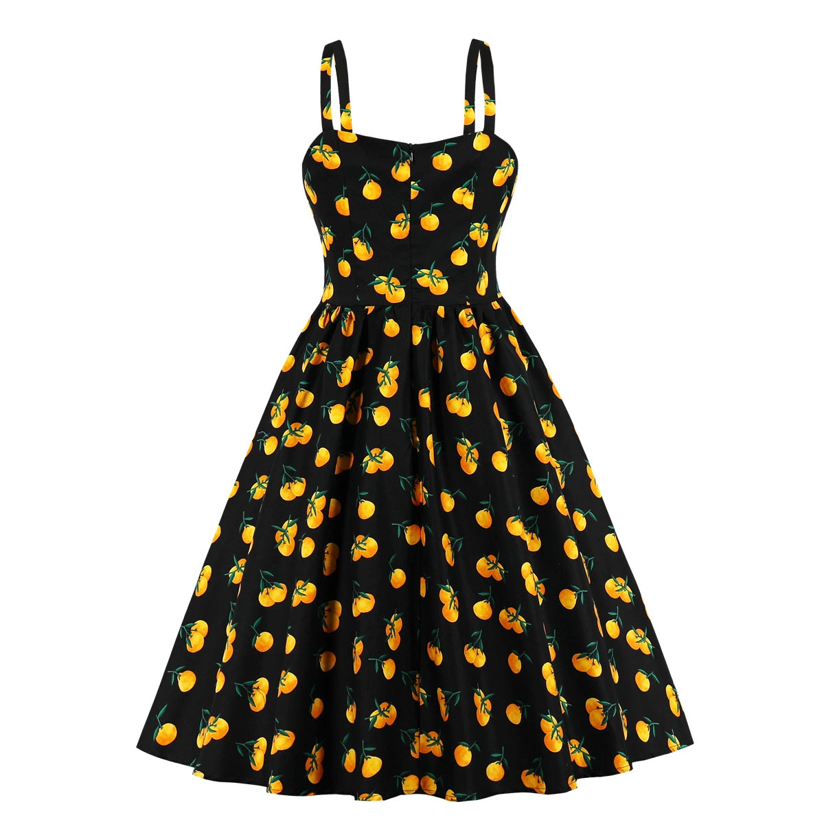 Pocket tie-dye print suspender skirt