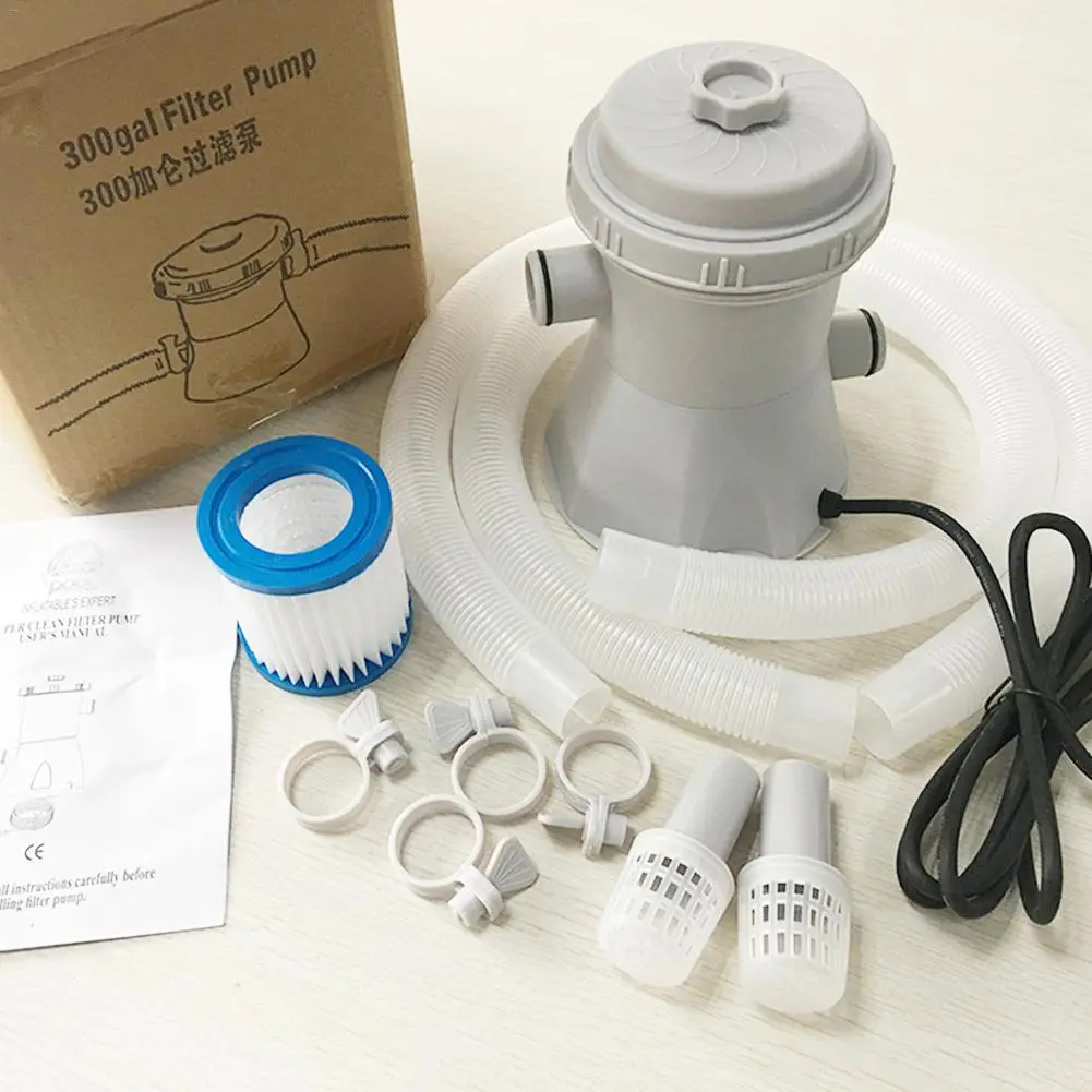 Plastic swimming pool circulating water filter pump