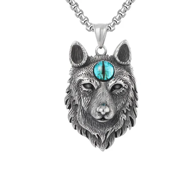 Wolf Totem Wolf Head Pendant