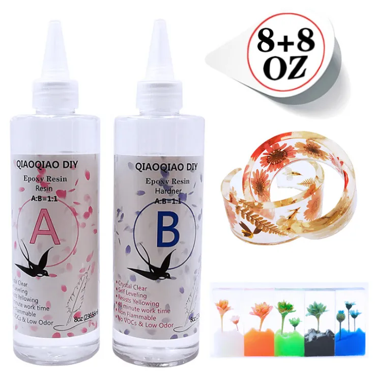 Resin crystal glue