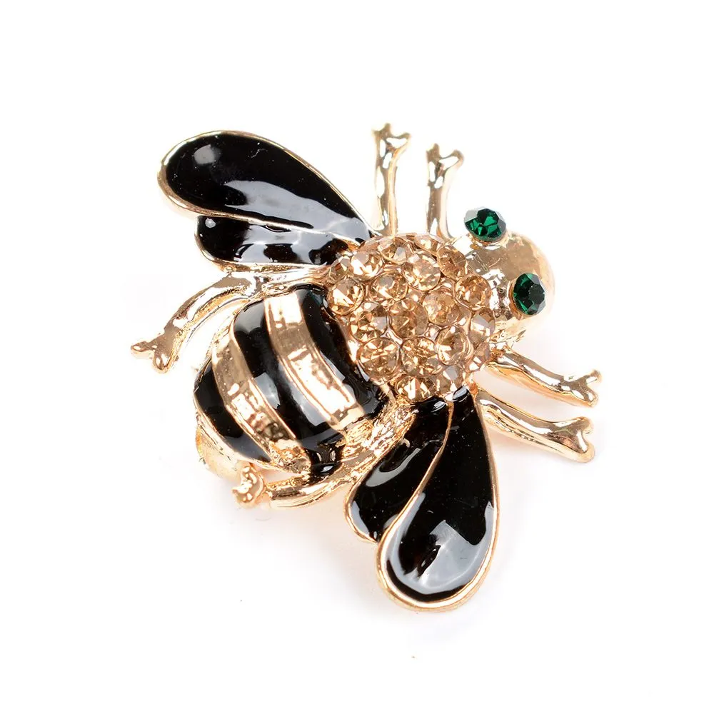 Cute bee brooch cardigan pin