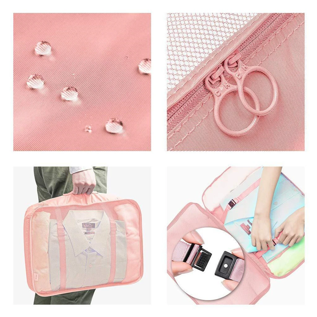 Seven-piece waterproof travel storage bag