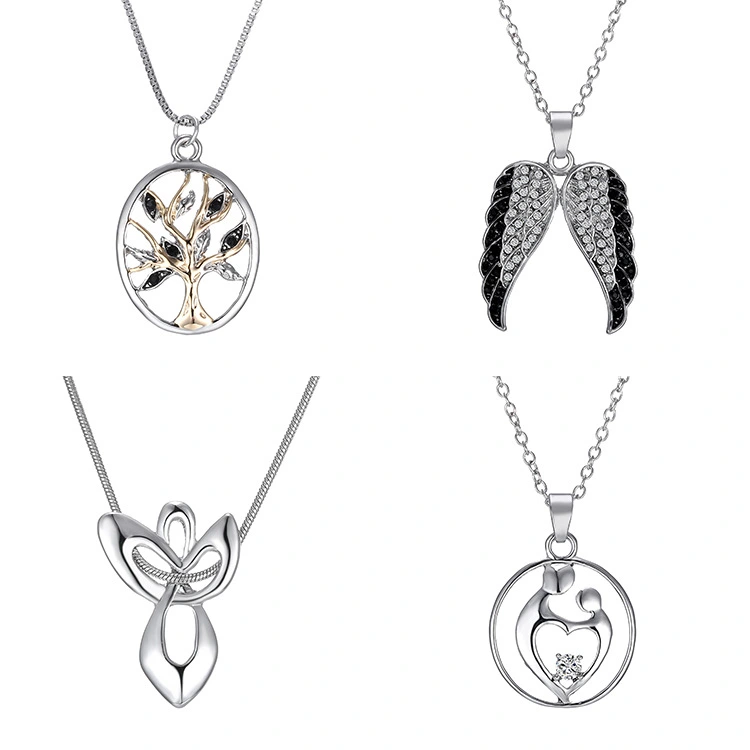 Angel Wing Necklace Butterfly Cross Necklace