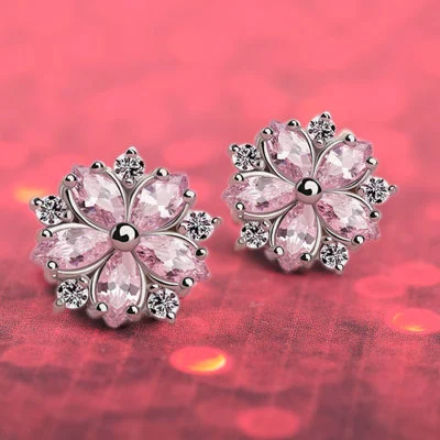 Korean Cherry Blossom Earrings