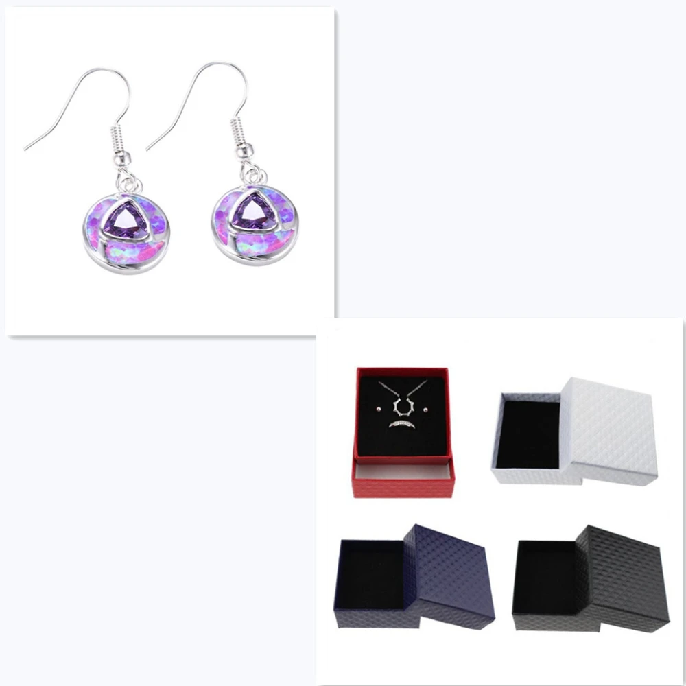 Exquisite earrings High-end gift box