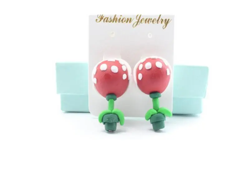 Man Eating Flower Earrings