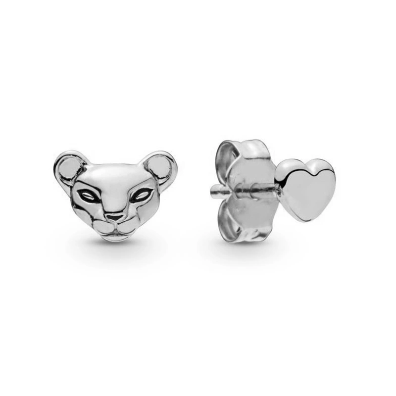 Asymmetric CZ Earrings Lady Children Christmas