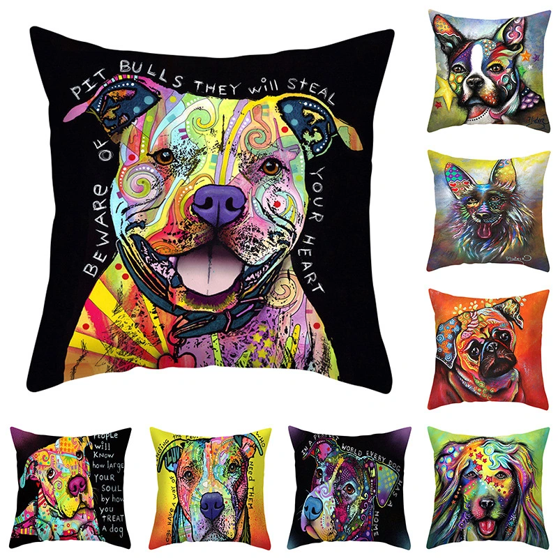 New Watercolor Animal Pillowcase Digital Printing