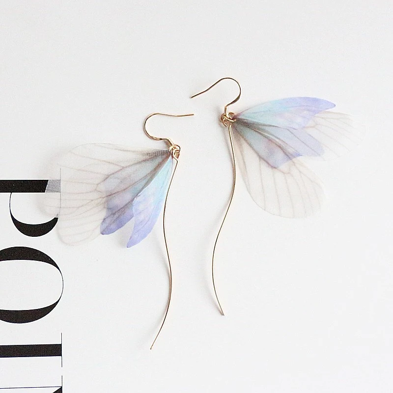 Cool breeze ear clip super fairy butterfly earring