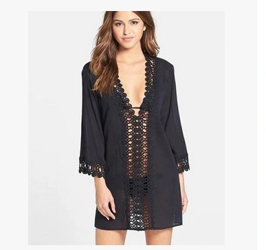 Lace dress beach skirt