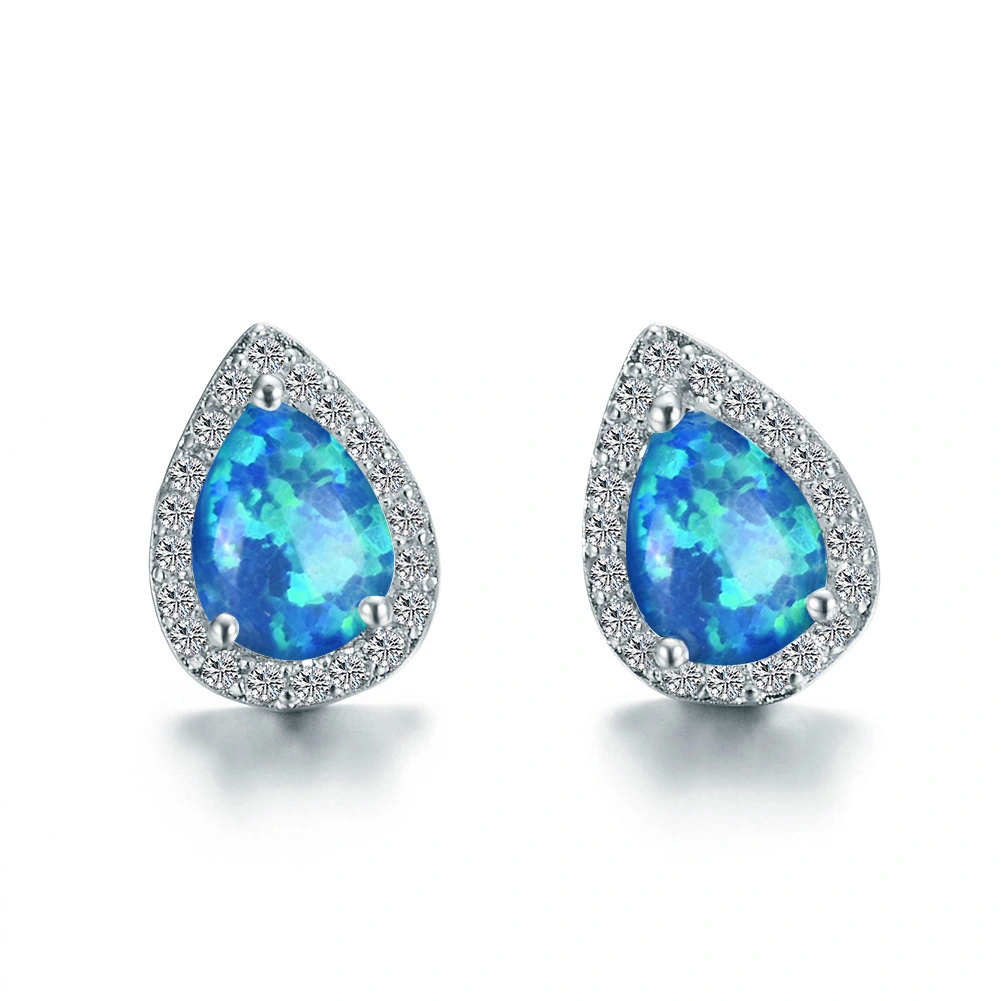 Royal blue drop earrings