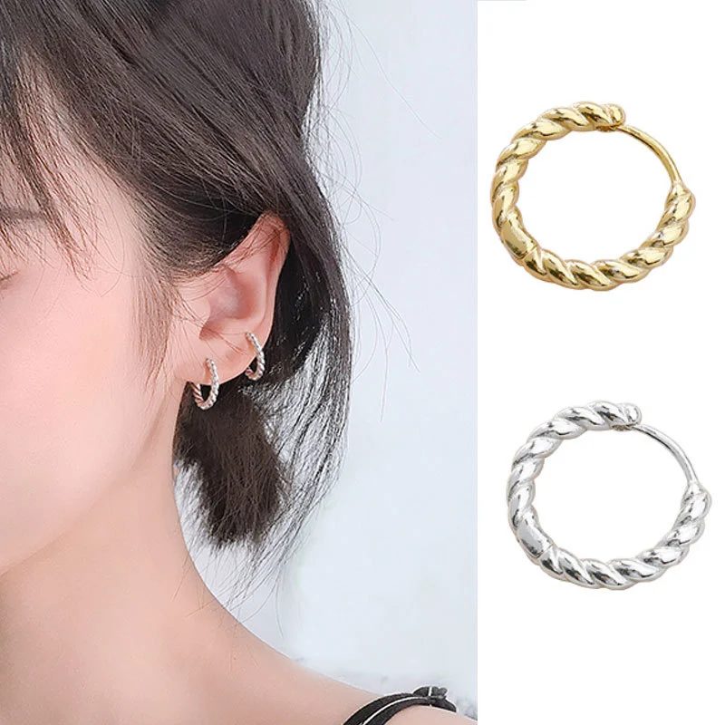 Korean S925 pure silver earrings