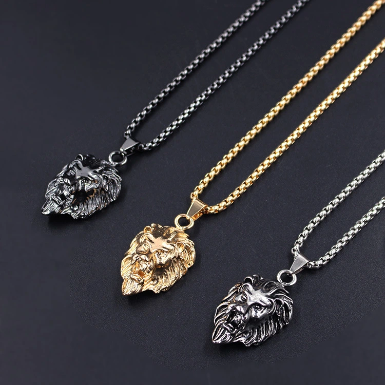 Lion head necklace