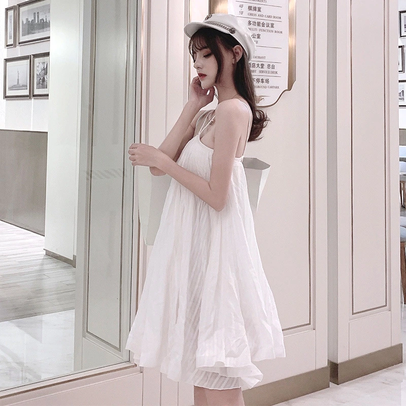 Halter dress cross dress