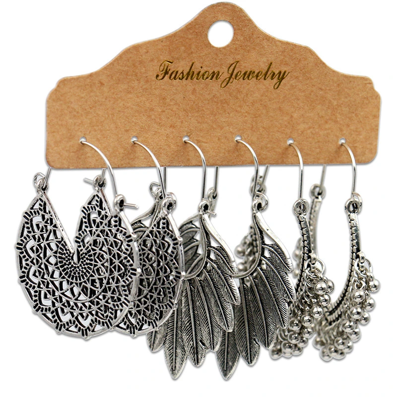 Creative punk U-shaped earrings
