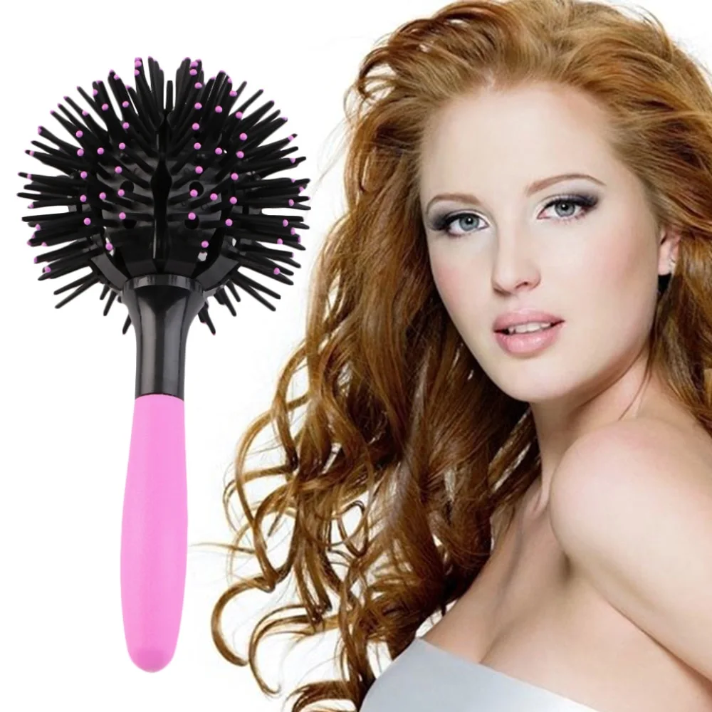 Spherical 3D Air Hair Style Comb With Long And Short Length