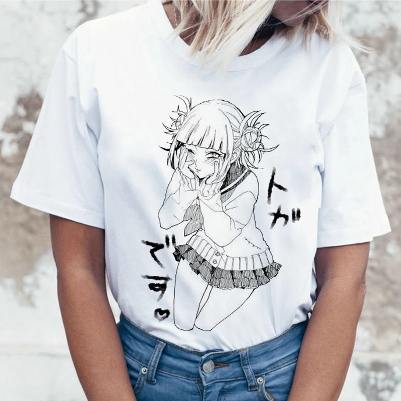 Anime print Casual T-shirt