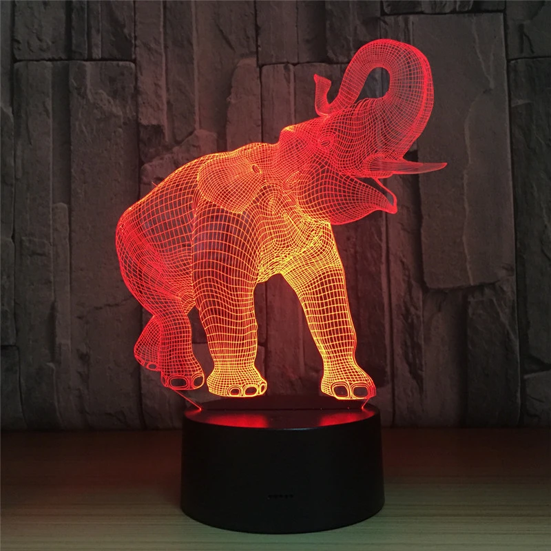 Elephant 3D Night Light