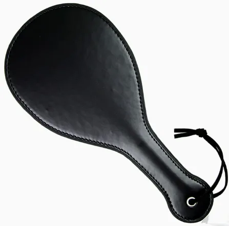 PU Leather Palm Clap Spanking Paddle Slap Flap Pat Beat Whip Lash Strap Fetish  Slave Game Toy For Couple Women Men