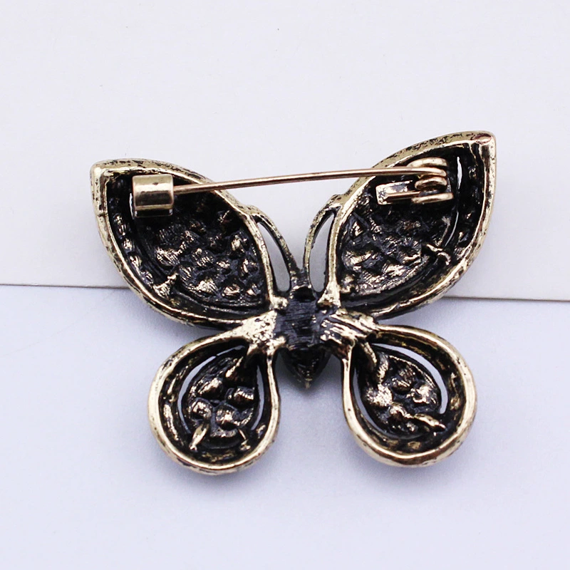 Alloy full drill animal brooch