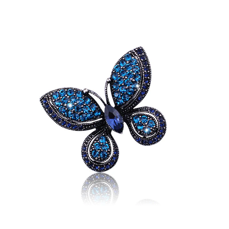 Alloy full drill animal brooch