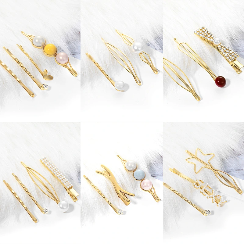 Adult hair pin female word clip Liu Haihai clip