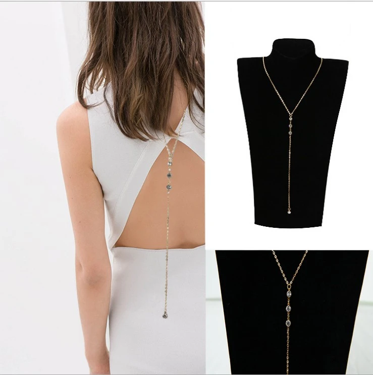 Back chain necklace