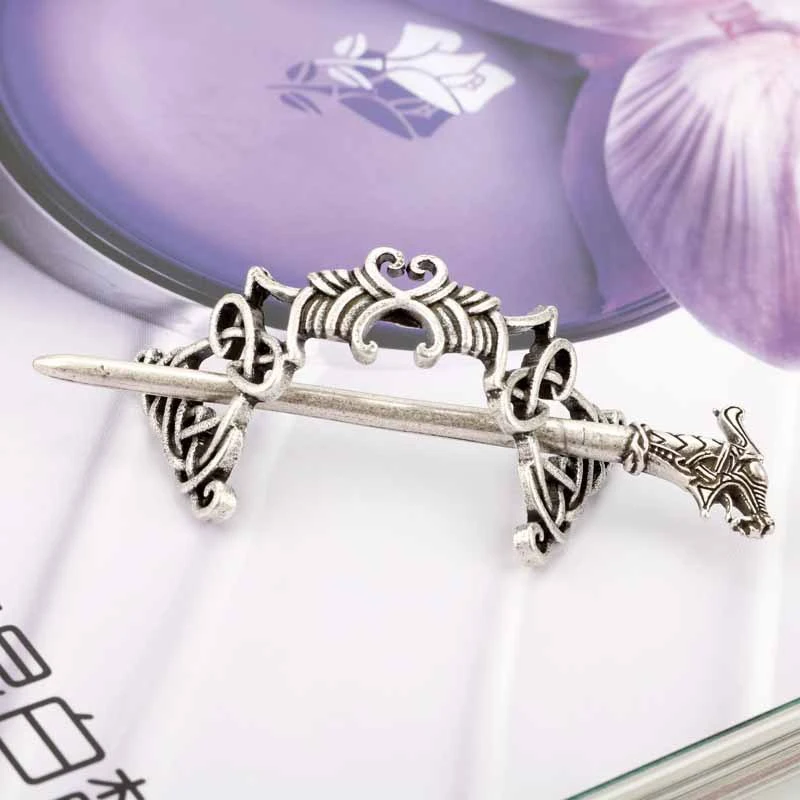 Viking Dragon Hair Clip