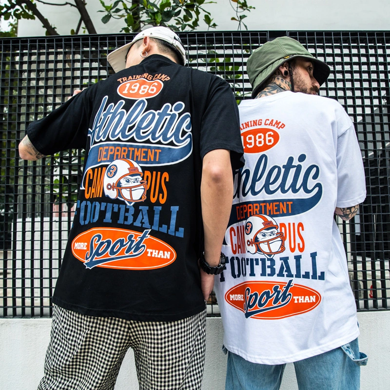 Hip hop loose short sleeve