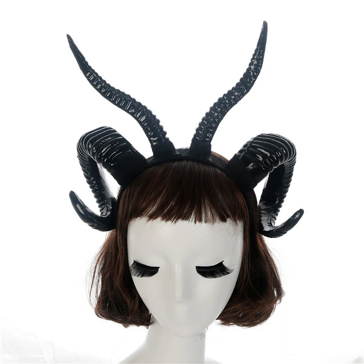 Simulation sheep horn horn headdress