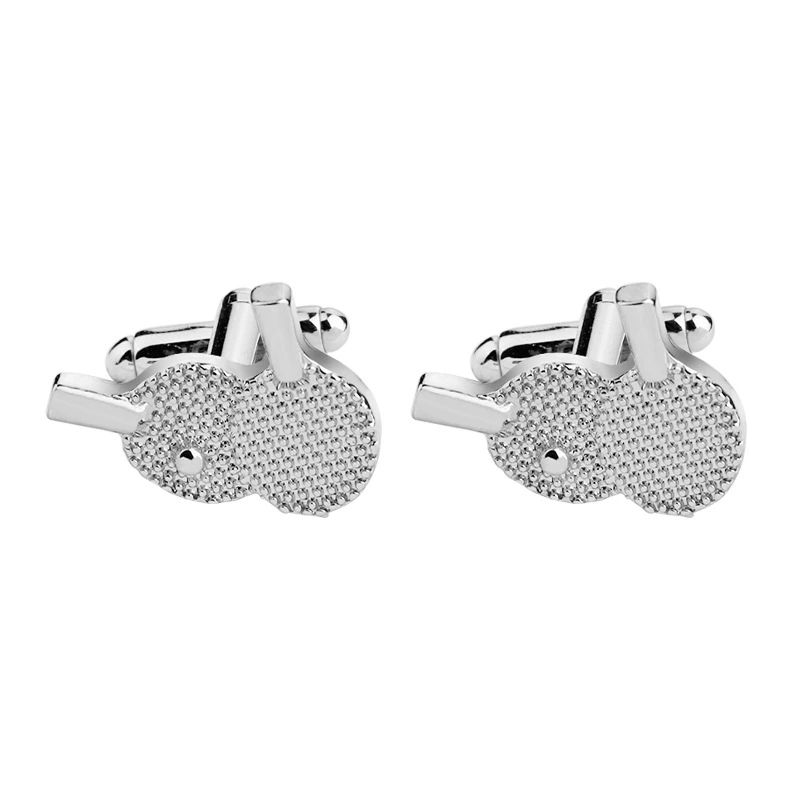 Personalized Men's Shirt Racket Cufflinks Accessories