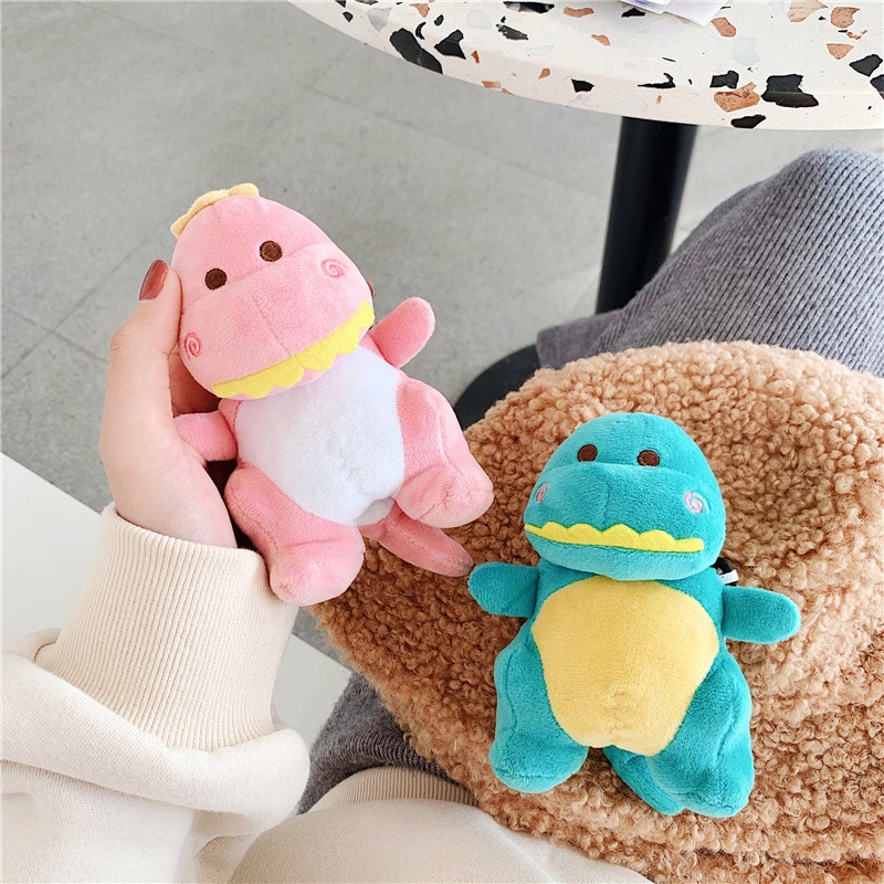 Cartoon Plush Dinosaur Headphone Protective Case