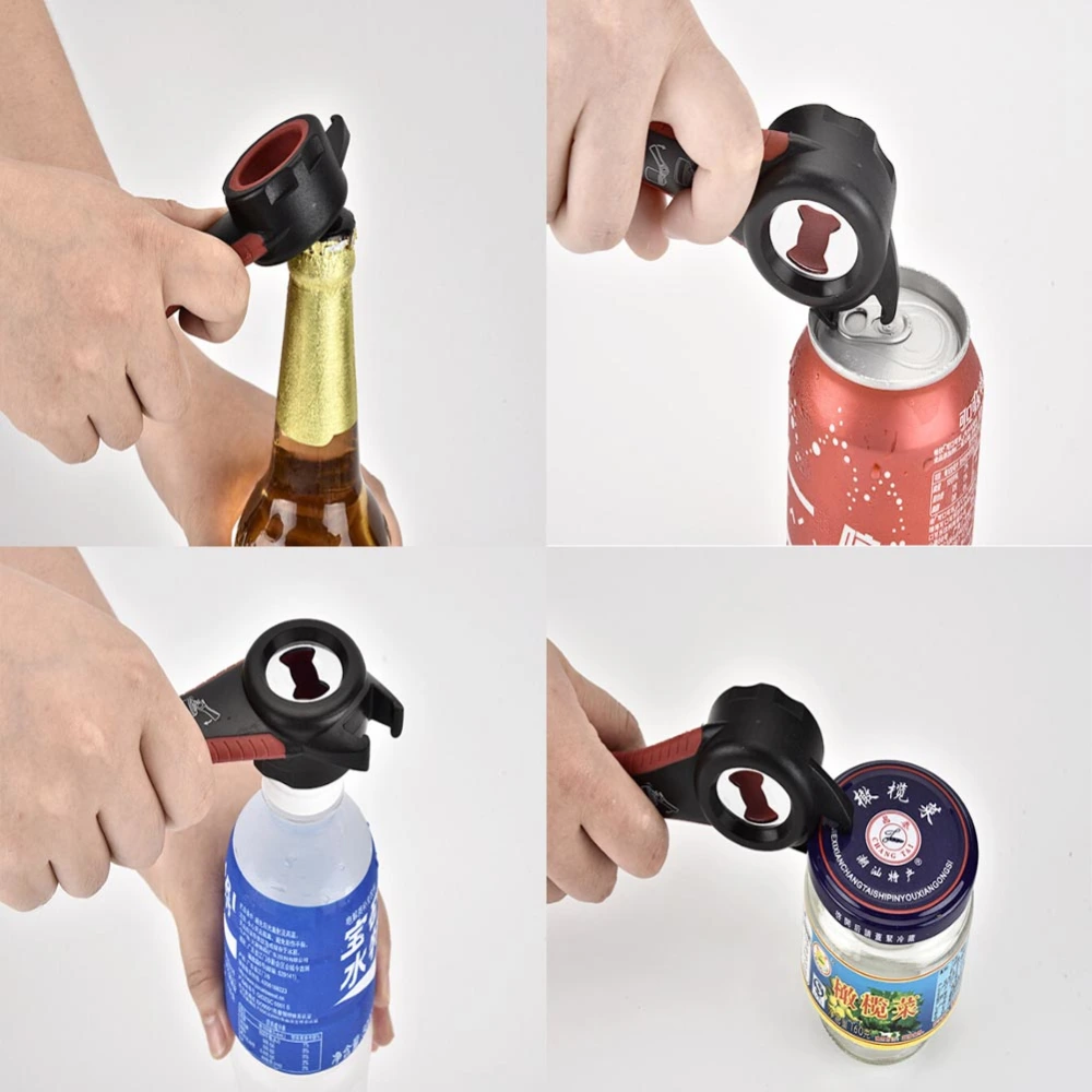 5 in 1 Creative Multifunction Stainless Steel Can Opener Beer Bottle Opener