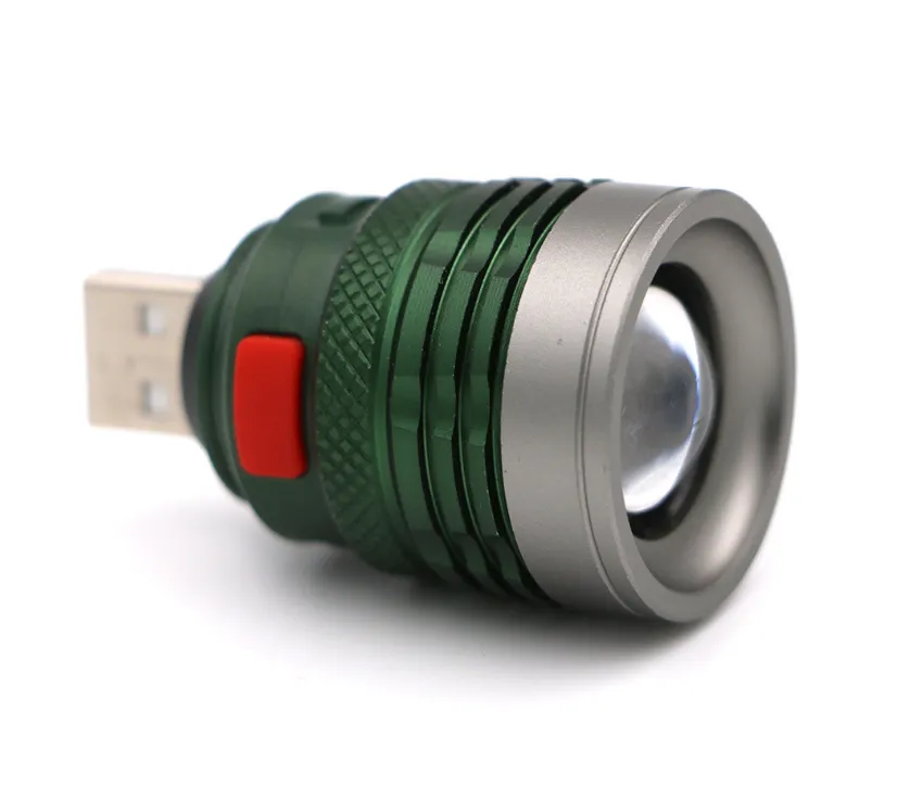 LED lighting reading mini portable fill light aluminum alloy charging light flashlight