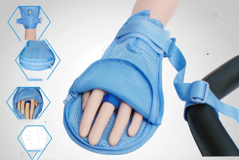 Bedridden anti-extraction tube restraint gloves