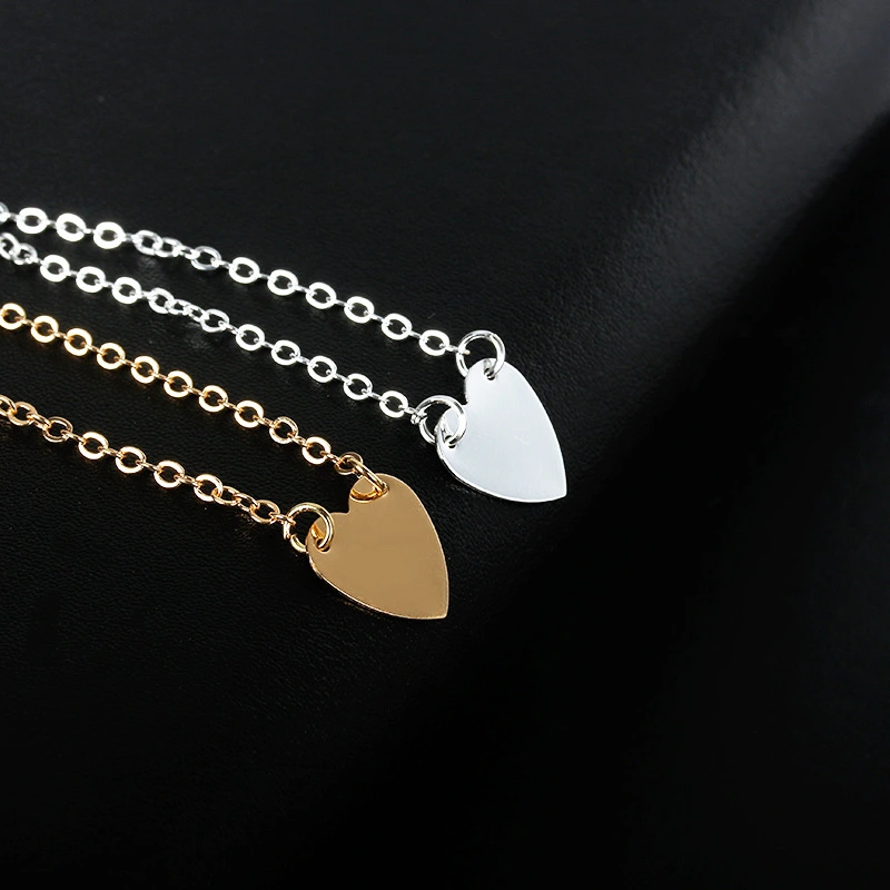 Simple love heart heart bracelet anklet