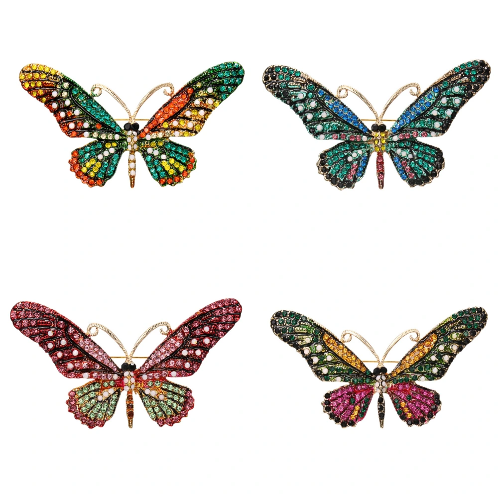 Big Butterfly Brooch Alloy Point