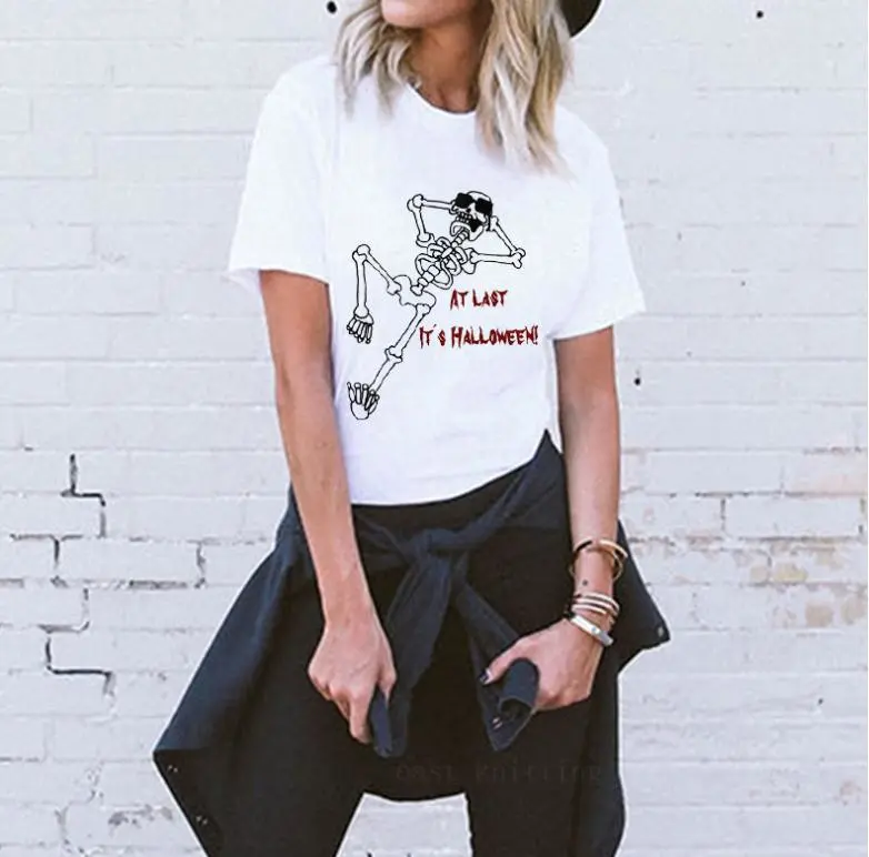 Letter printed loose women's t-shirt