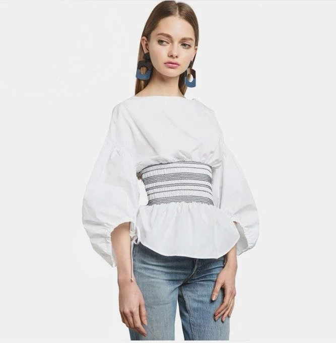 Lantern sleeve shirt