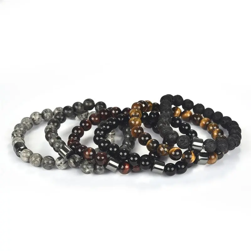 European And American Fashion Agate Stone Beaded Bracelet