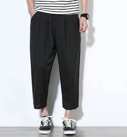 Men's linen harem pants