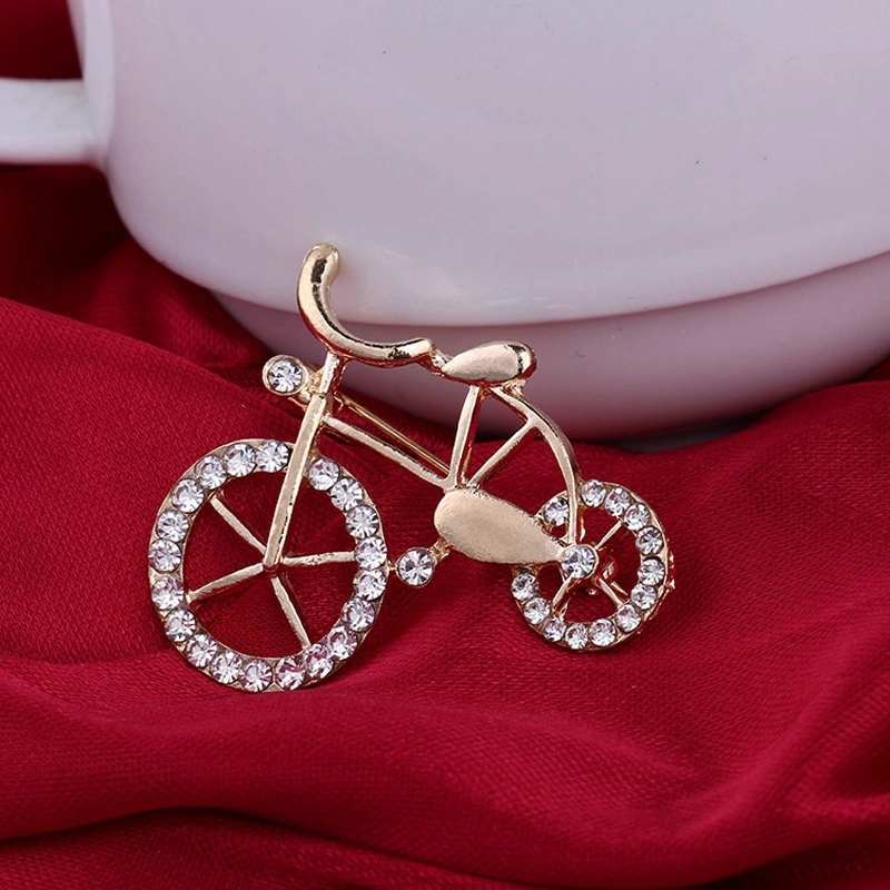 Fashion bicycle brooch