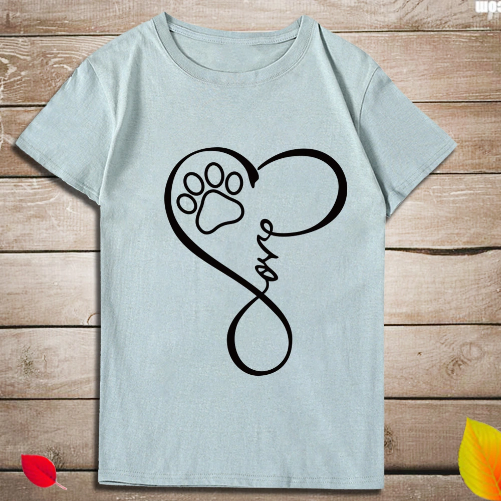 Women's printed loose T-shirt
