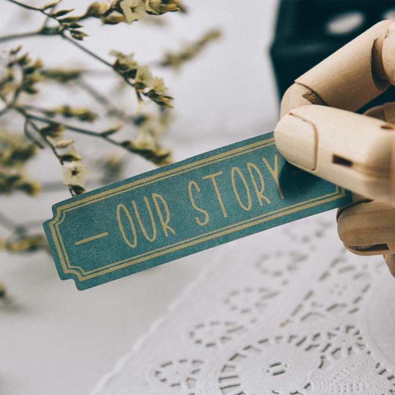 vintage hand account material
