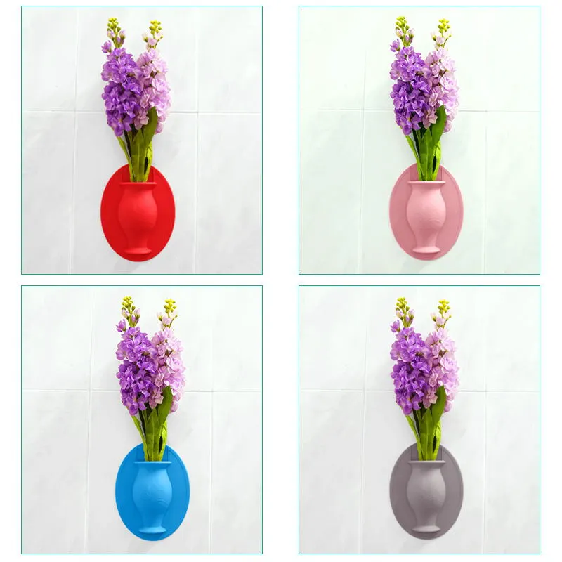 Magic silicone hanging vase