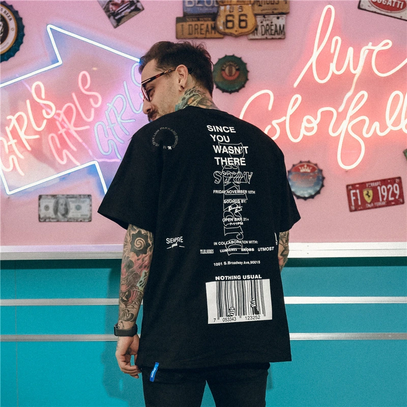Letter printed short sleeve
