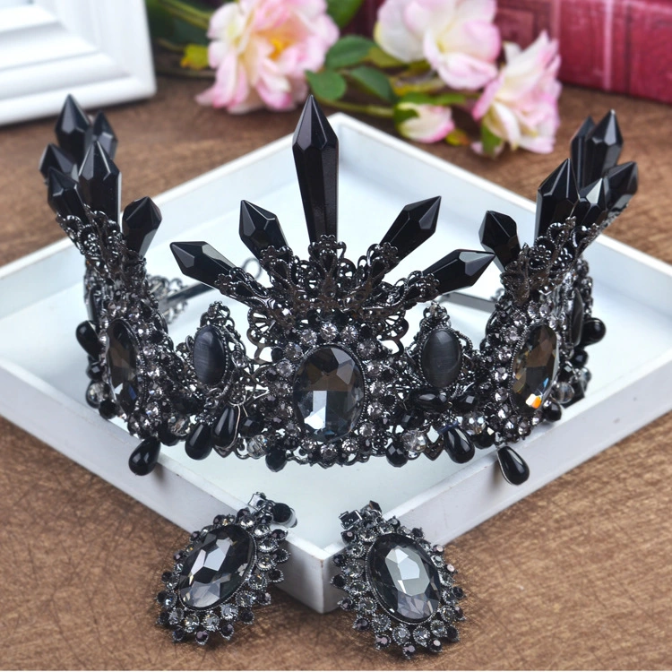 Rock headdress large crystal column set