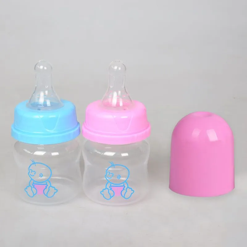 Lovely Baby Mini Portable Feeding BPA Free Safe Newborn Kids Nursing Care Feeder Fruit Juice Milk Bottles 60ML
